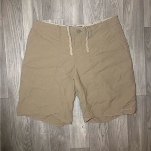 Patagonia Tan Men Shorts Hybrids